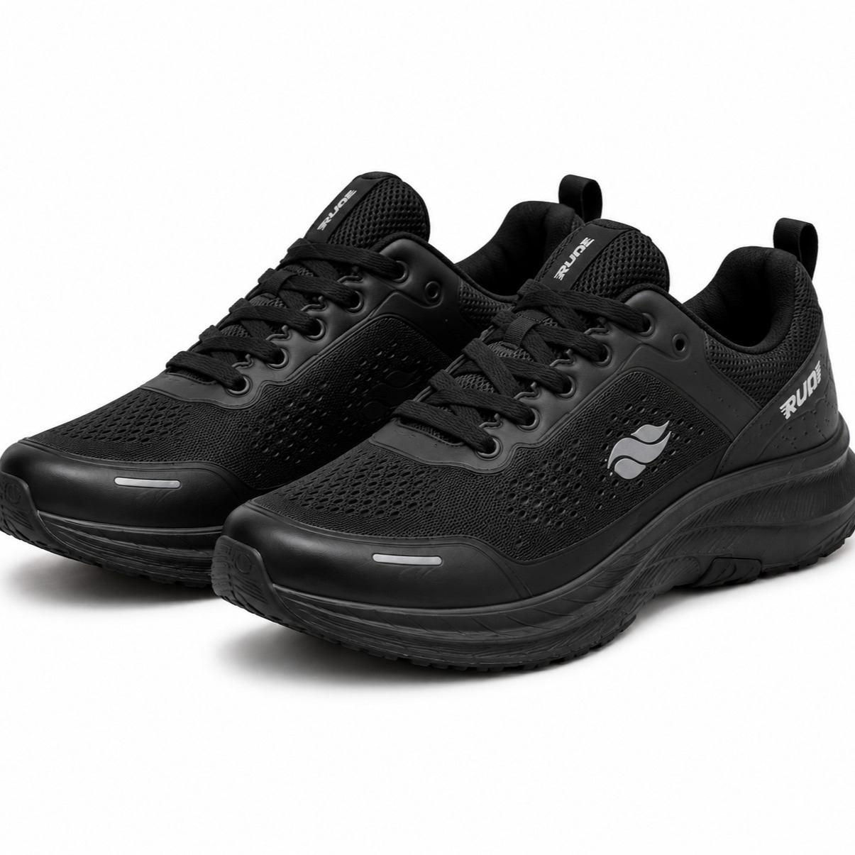 Run Shoes 7183 Black Comfortable Sports Sneakers