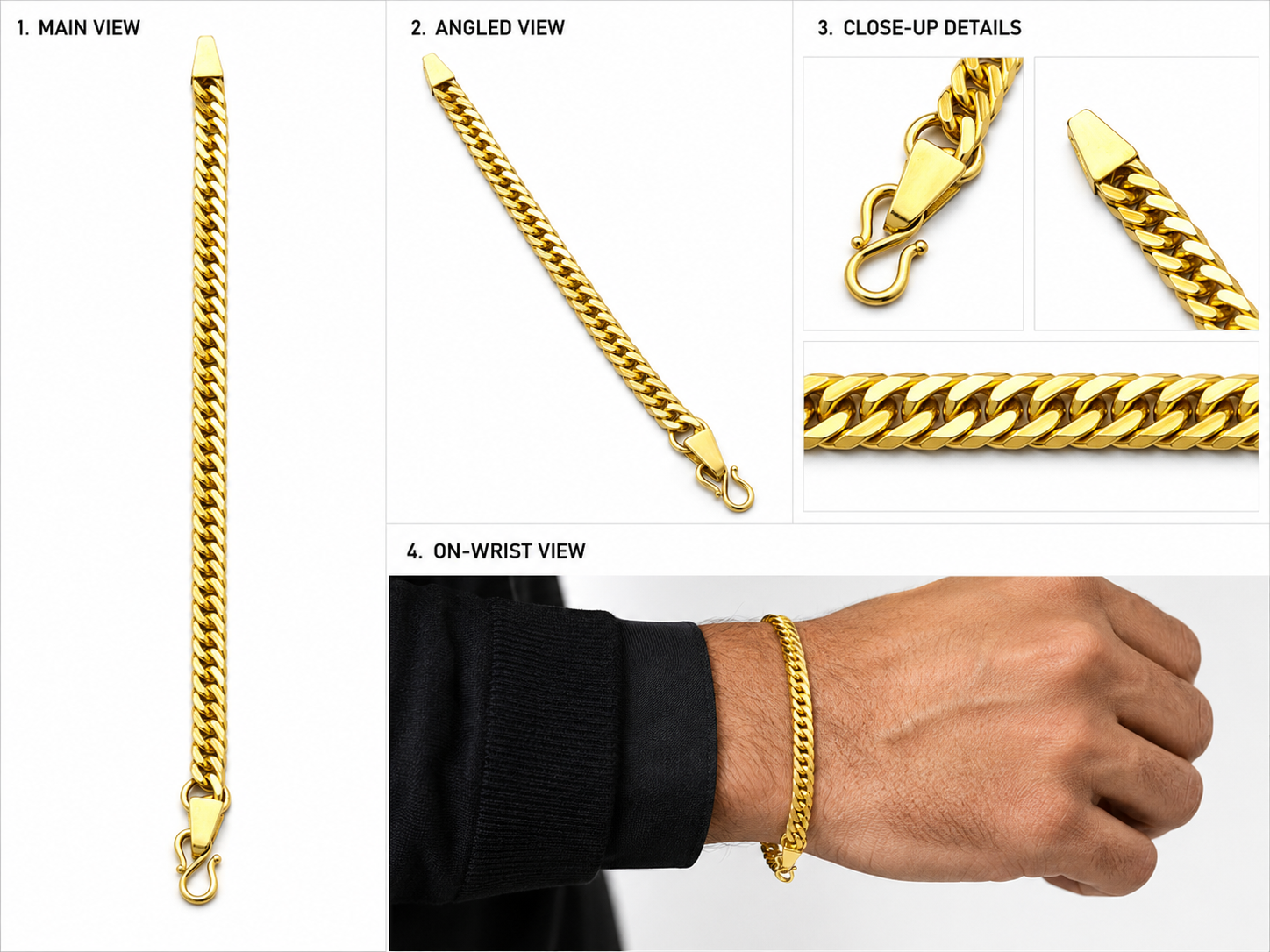 Men's Gold-Plated Chain