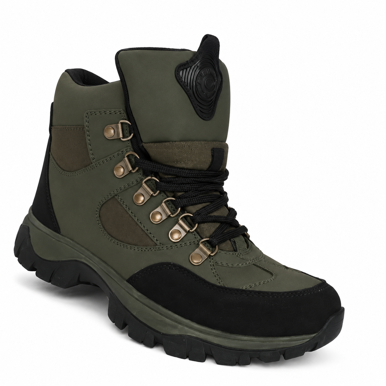 Goldstar G2006 Olive Green Hiking Shoes