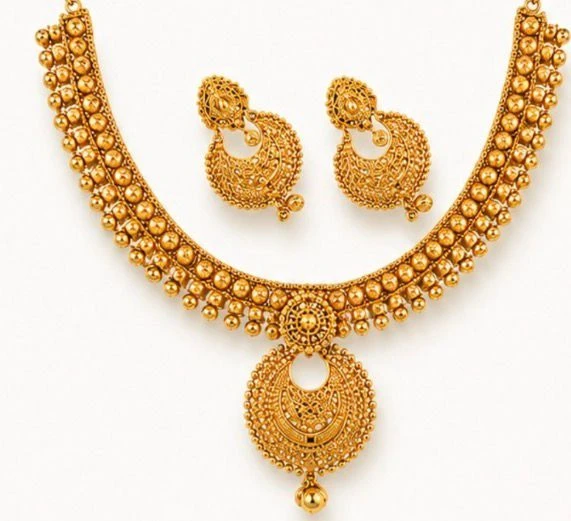 Gold Plated Necklace Set
