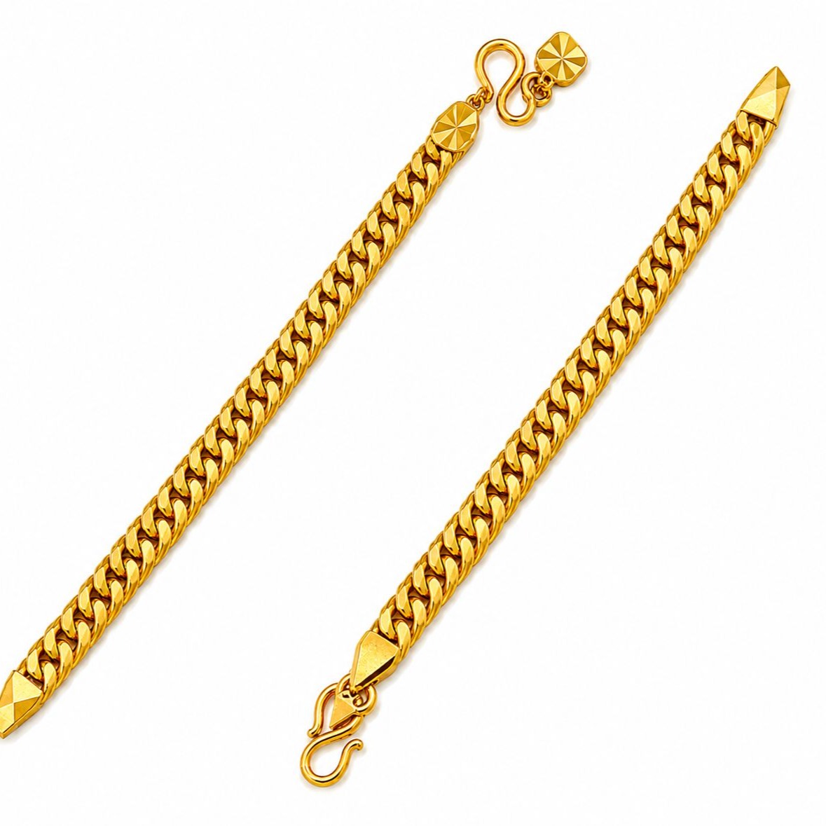 Gold-Plated Couple Bracelet Set
