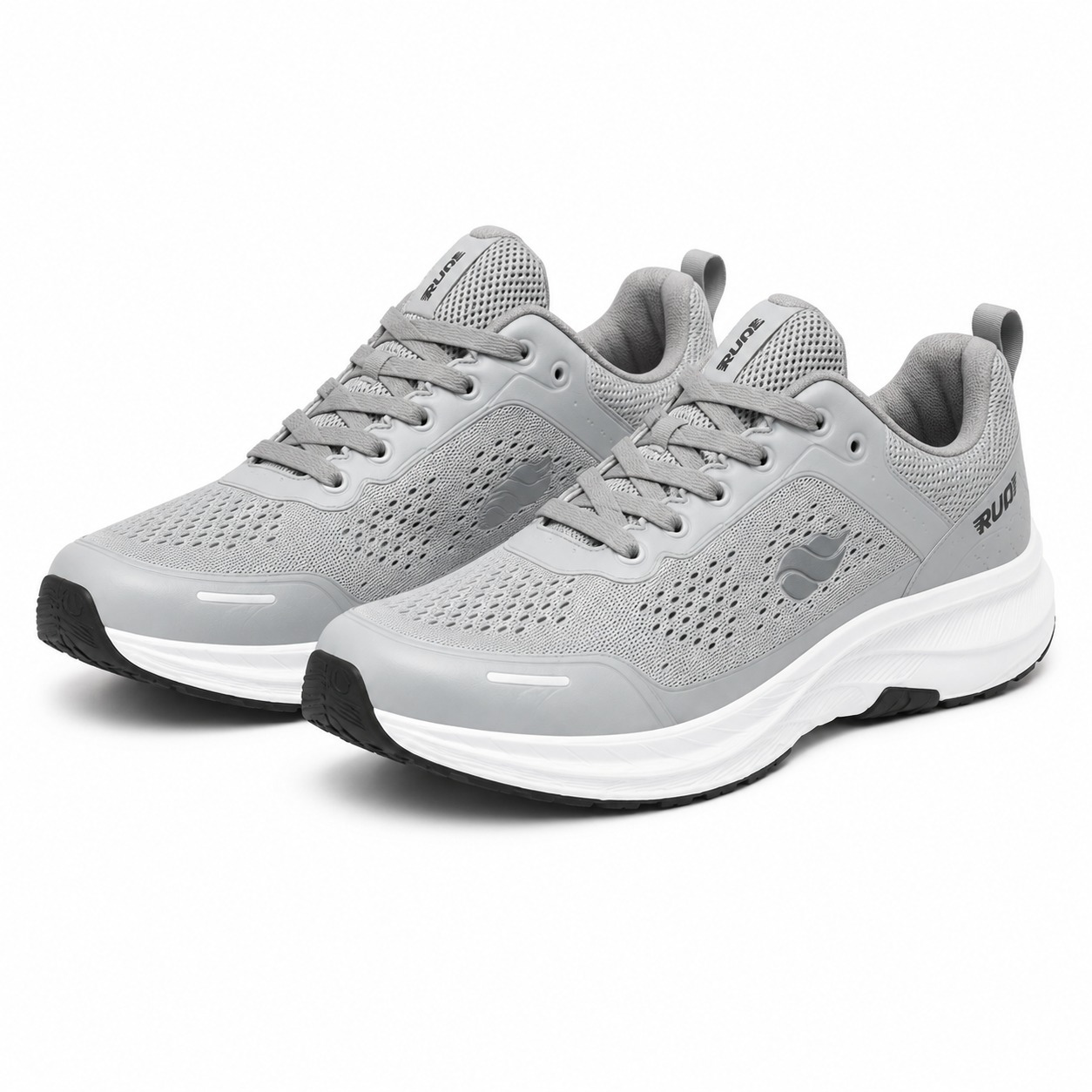 Run Shoes 7183 Light Grey Comfortable Sports Sneakers